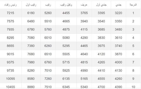 وزارة المالية السعودية تعلن سلم رواتب الأفراد الجديد 1445