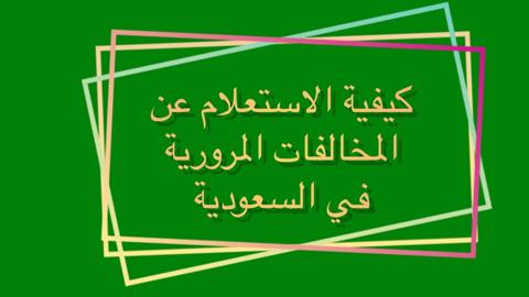  إمكانية السفر مع وجود مخالفات مرورية