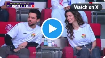 ظهور مُميز ومُلفت ..شاهد الأميرة رجوة وولي عهد