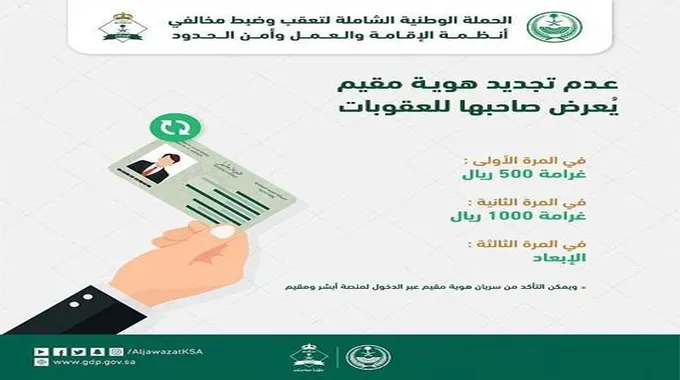 عاجل: الداخلية السعودية تعلن رفع رسوم تجديد الإقامة للمغتربين العاملين في هذه المهن (تعرف على السعر الجديد)