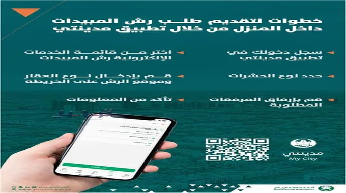 طريقة وخطوات رش المنزل بالمبيدات عبر تطبيق